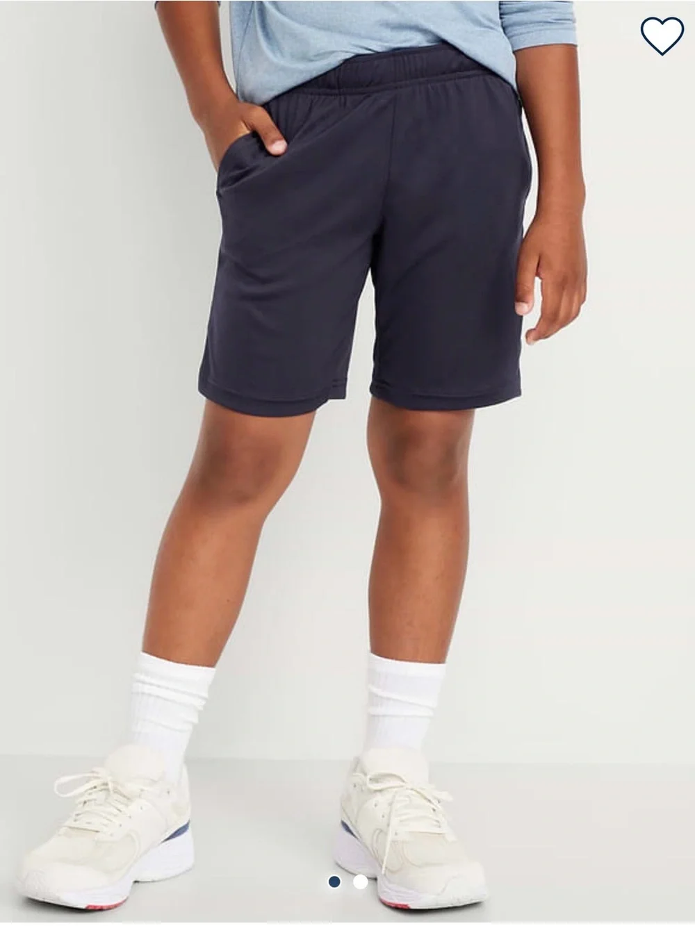 Old Navy Kid’s  Athletic Shorts - 2 Navy and 1 Black